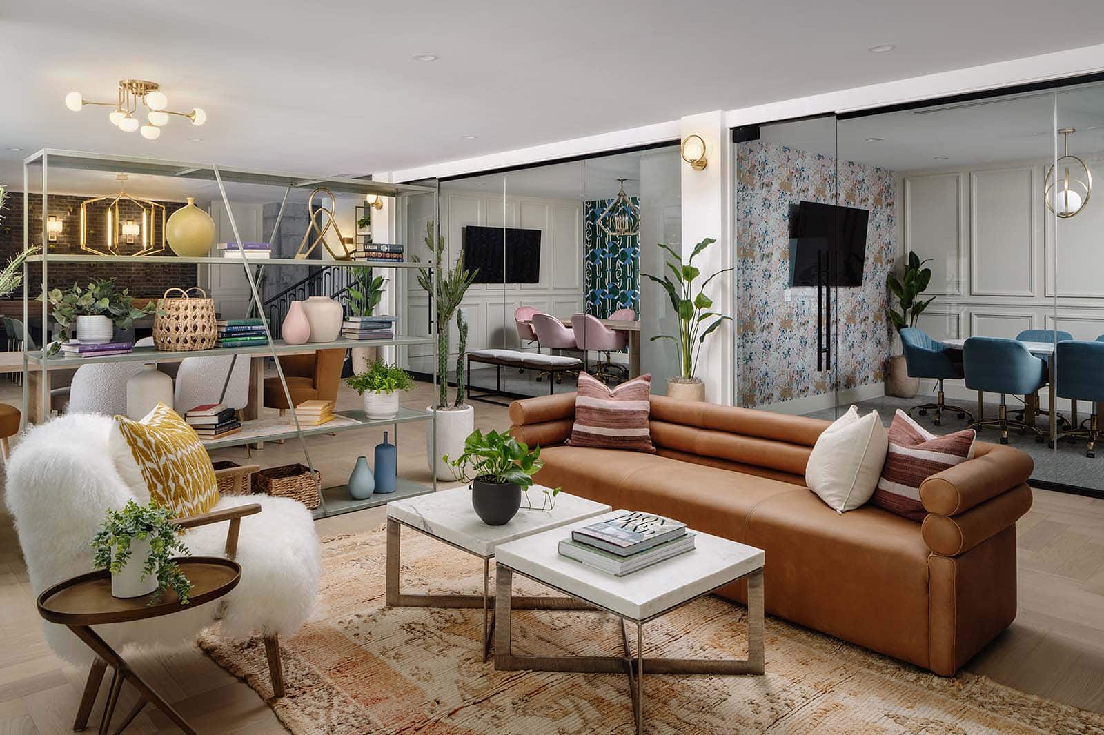 Luxury interior wallpaper installation by Lennox Armstrong