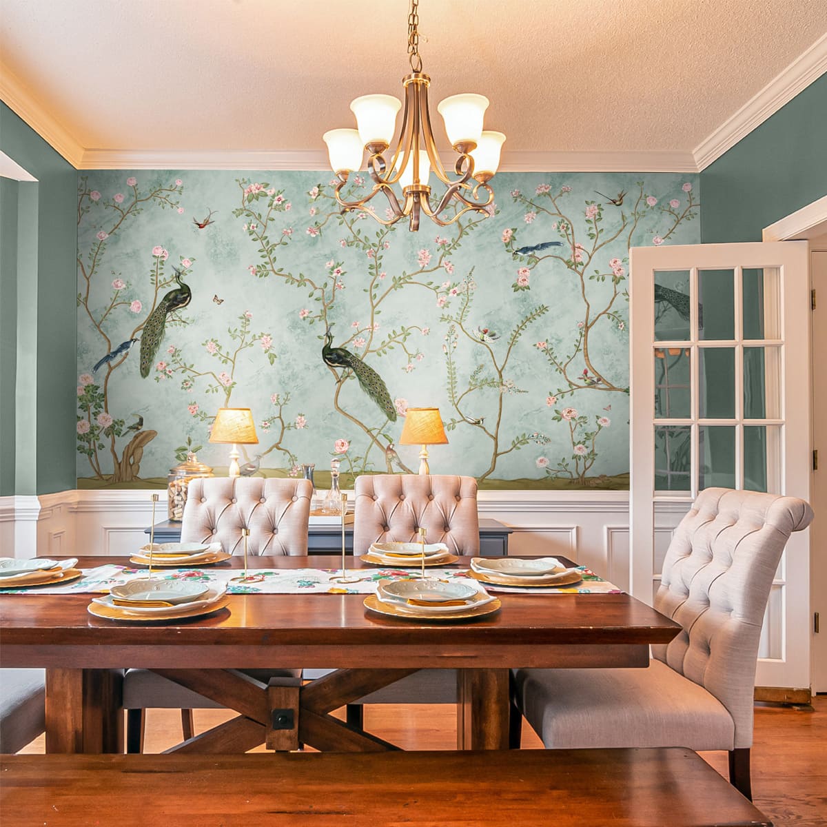 High-end wallpaper hanging